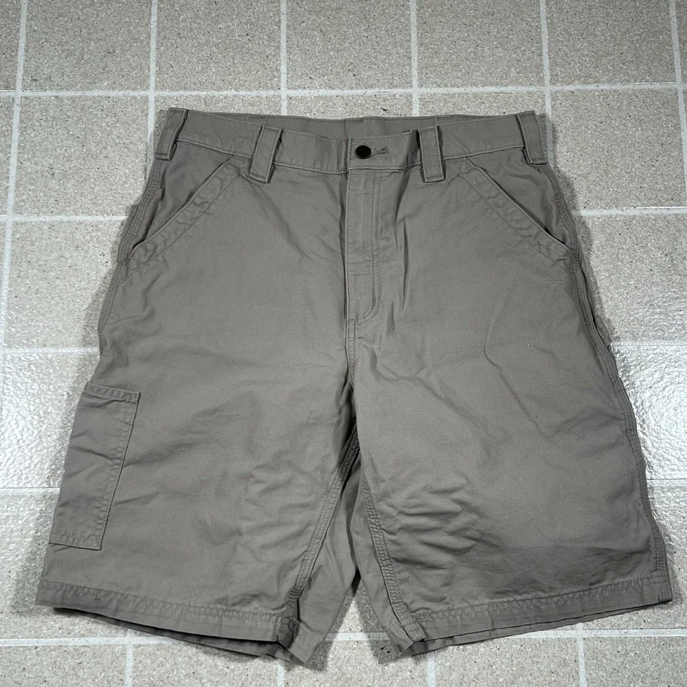 Carhartt B147 TAN Men's Workwear TanConstruction Outdoor Shorts Size 32